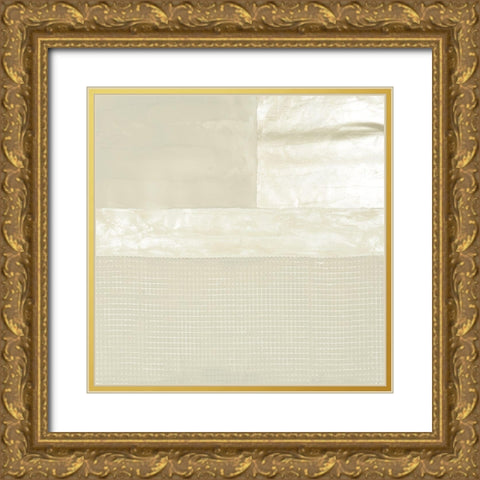 Diffused Limestone II Gold Ornate Wood Framed Art Print with Double Matting by Lam, Vanna