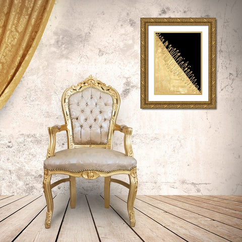 Gilded Amulet II Gold Ornate Wood Framed Art Print with Double Matting by Stramel, Renee W.