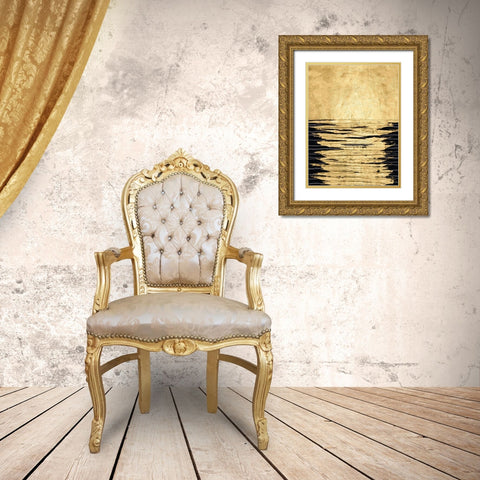 Auric I Gold Ornate Wood Framed Art Print with Double Matting by Stramel, Renee W.