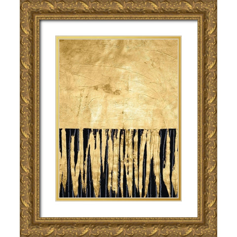 Auric II Gold Ornate Wood Framed Art Print with Double Matting by Stramel, Renee W.