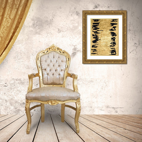Auric III Gold Ornate Wood Framed Art Print with Double Matting by Stramel, Renee W.