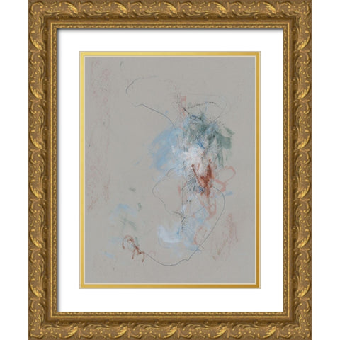 Intrinsic Meaning I Gold Ornate Wood Framed Art Print with Double Matting by Stramel, Renee W.