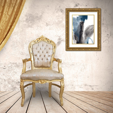 Meta Mineral I Gold Ornate Wood Framed Art Print with Double Matting by Vess, June Erica