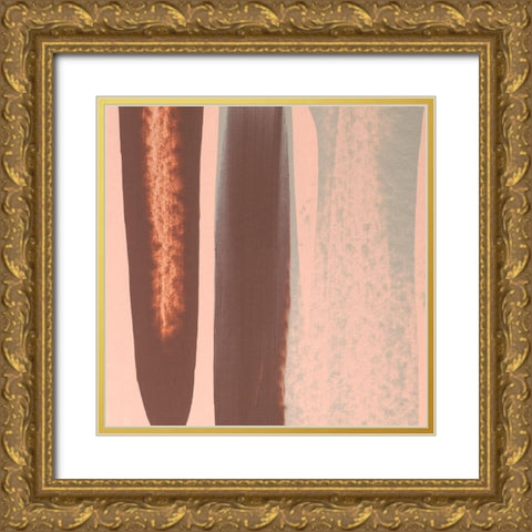 Aurora I Gold Ornate Wood Framed Art Print with Double Matting by Aryai, Sia