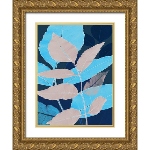 Folio I Gold Ornate Wood Framed Art Print with Double Matting by Aryai, Sia