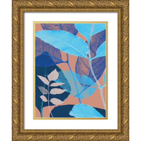 Folio II Gold Ornate Wood Framed Art Print with Double Matting by Aryai, Sia