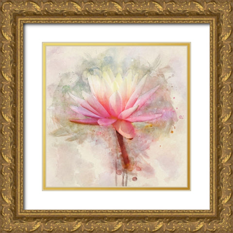 Pretty in Pastel I Gold Ornate Wood Framed Art Print with Double Matting by Robertson, Leda