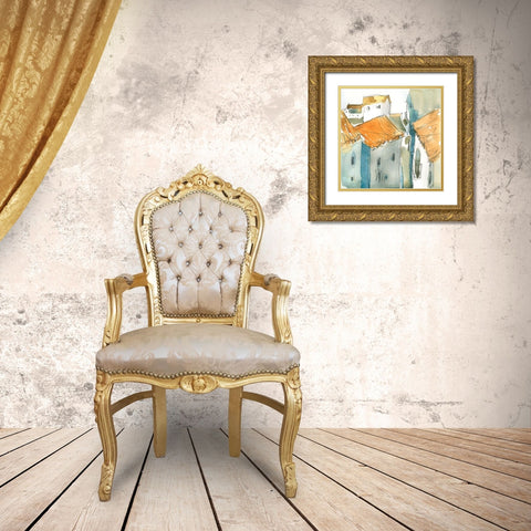 Nerja Moment I Gold Ornate Wood Framed Art Print with Double Matting by Dixon, Samuel