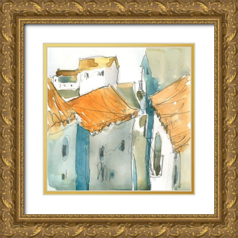Nerja Moment I Gold Ornate Wood Framed Art Print with Double Matting by Dixon, Samuel