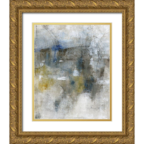 A View From Above I Gold Ornate Wood Framed Art Print with Double Matting by OToole, Tim