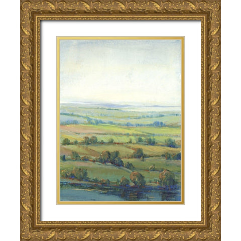Paradise Valley I Gold Ornate Wood Framed Art Print with Double Matting by OToole, Tim