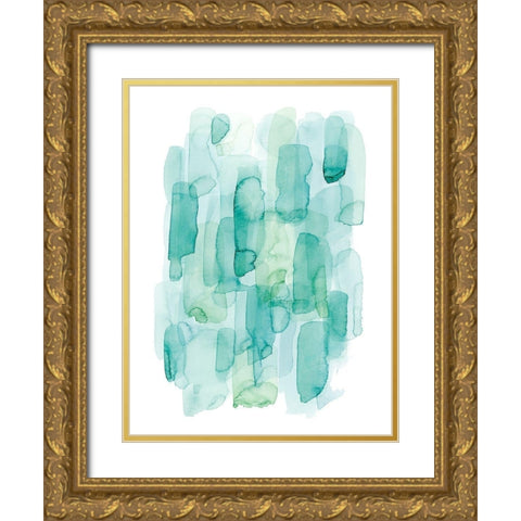 Water Whispers II Gold Ornate Wood Framed Art Print with Double Matting by Popp, Grace