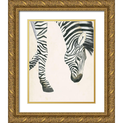 At Your Feet III Gold Ornate Wood Framed Art Print with Double Matting by Popp, Grace