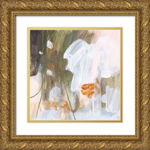 Isolated Forest III Gold Ornate Wood Framed Art Print with Double Matting by Wang, Melissa