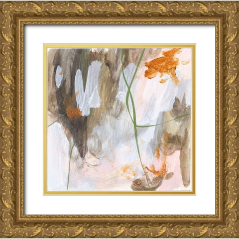 Isolated Forest IV Gold Ornate Wood Framed Art Print with Double Matting by Wang, Melissa