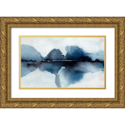 Mystic Horizon I Gold Ornate Wood Framed Art Print with Double Matting by Warren, Annie