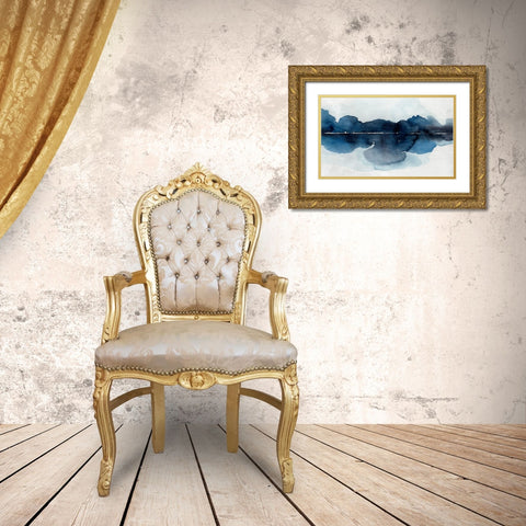 Mystic Horizon II Gold Ornate Wood Framed Art Print with Double Matting by Warren, Annie