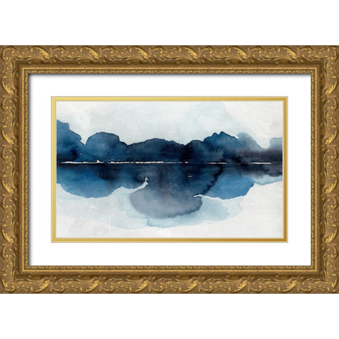 Mystic Horizon II Gold Ornate Wood Framed Art Print with Double Matting by Warren, Annie