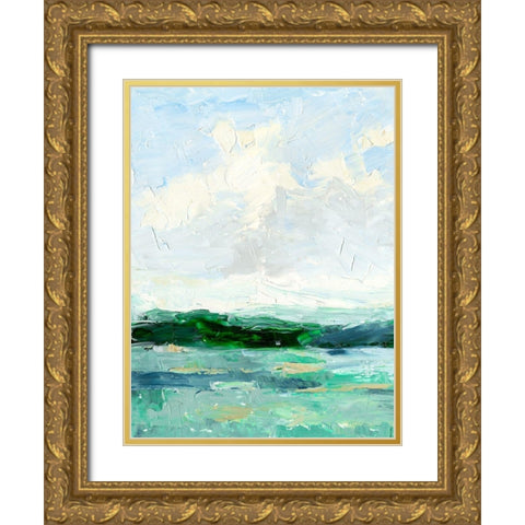 Forecast I Gold Ornate Wood Framed Art Print with Double Matting by Harper, Ethan