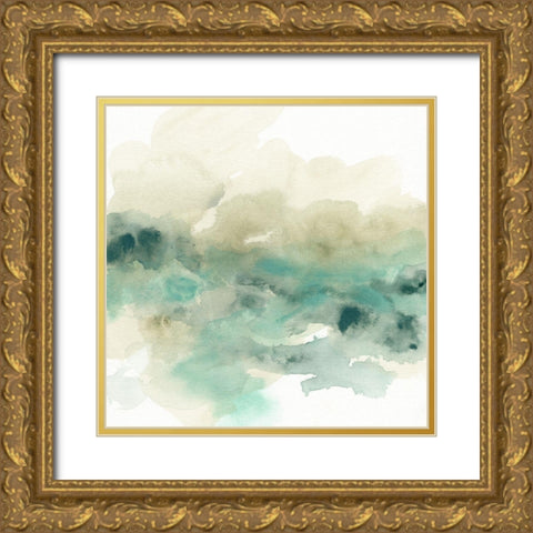 Mountain Haze I Gold Ornate Wood Framed Art Print with Double Matting by Vess, June Erica