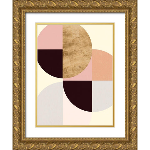 Wonder Wheels III Gold Ornate Wood Framed Art Print with Double Matting by Warren, Annie