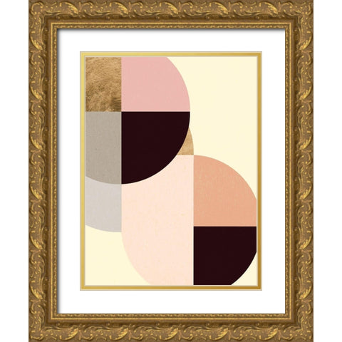 Wonder Wheels IV Gold Ornate Wood Framed Art Print with Double Matting by Warren, Annie