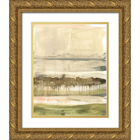 Umber Canopy II Gold Ornate Wood Framed Art Print with Double Matting by Goldberger, Jennifer