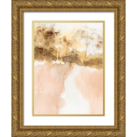 Sun Kissed Earth I Gold Ornate Wood Framed Art Print with Double Matting by Barnes, Victoria