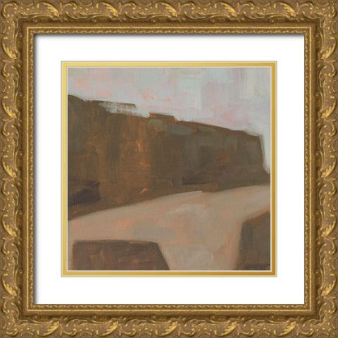 Chestnut Grove II Gold Ornate Wood Framed Art Print with Double Matting by Green, Jacob