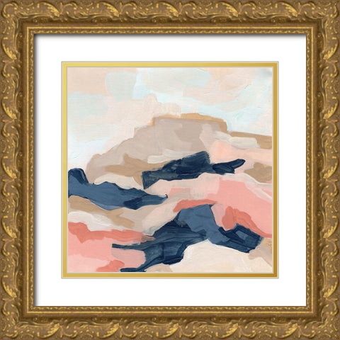 Dappled Mesa II Gold Ornate Wood Framed Art Print with Double Matting by Vess, June Erica