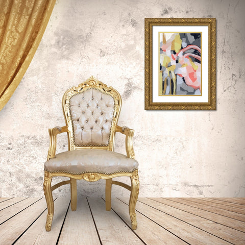 Fortune Current II Gold Ornate Wood Framed Art Print with Double Matting by Vess, June Erica