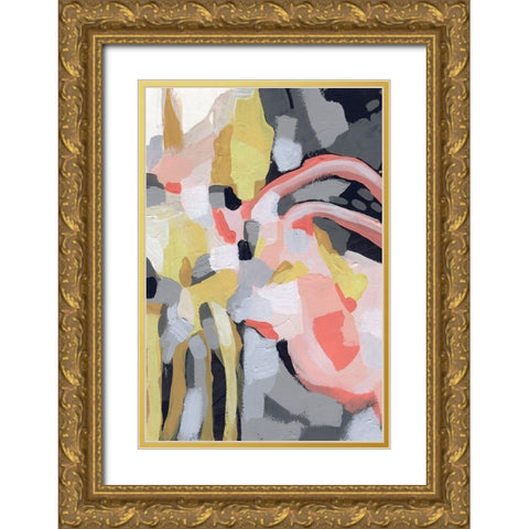Fortune Current II Gold Ornate Wood Framed Art Print with Double Matting by Vess, June Erica