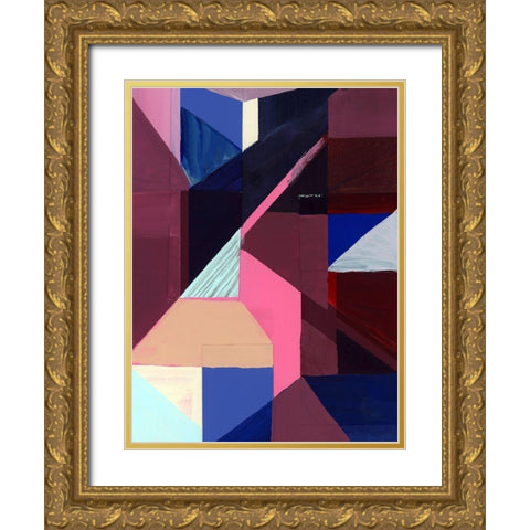 Royals II Gold Ornate Wood Framed Art Print with Double Matting by Cartissi