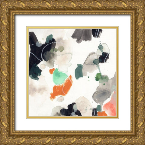 Terra Tone I Gold Ornate Wood Framed Art Print with Double Matting by Vess, June Erica