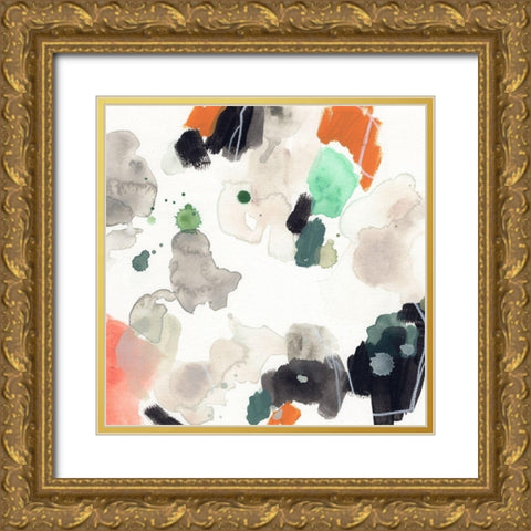 Terra Tone II Gold Ornate Wood Framed Art Print with Double Matting by Vess, June Erica