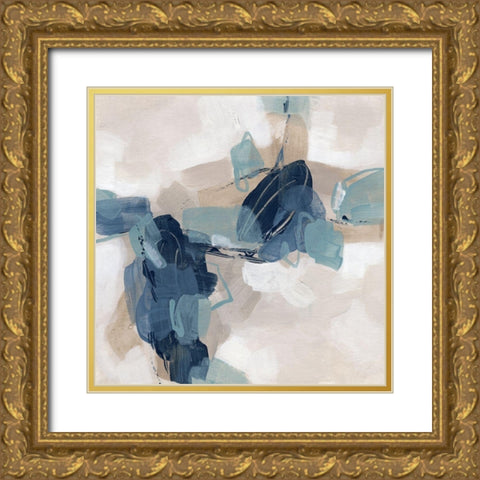 Blues Chorus I Gold Ornate Wood Framed Art Print with Double Matting by Vess, June Erica