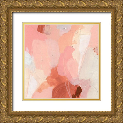 Terracotta Cloud II Gold Ornate Wood Framed Art Print with Double Matting by Vess, June Erica