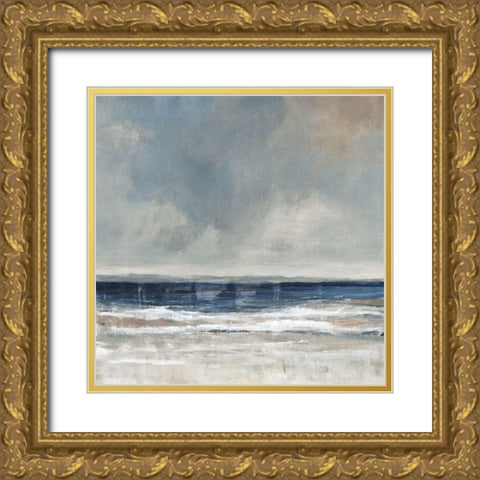 Embellished Distant Land I Gold Ornate Wood Framed Art Print with Double Matting by OToole, Tim