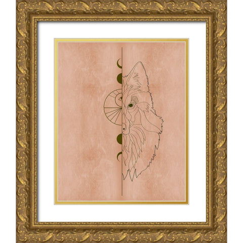 The Mystics I Gold Ornate Wood Framed Art Print with Double Matting by Balbuena, Sabrina