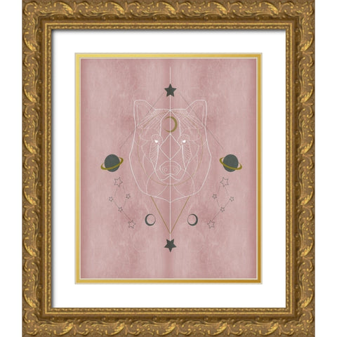 The Mystics II Gold Ornate Wood Framed Art Print with Double Matting by Balbuena, Sabrina