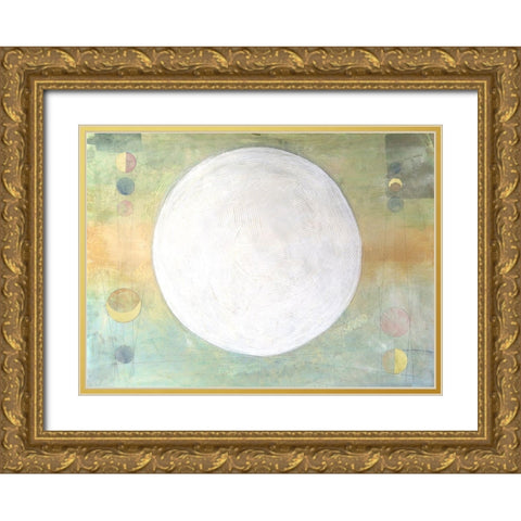 Celestial Skies I Gold Ornate Wood Framed Art Print with Double Matting by Stramel, Renee W.