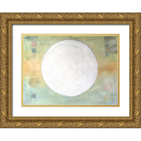 Celestial Skies I Gold Ornate Wood Framed Art Print with Double Matting by Stramel, Renee W.
