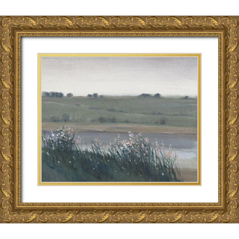 Hazy Morning I Gold Ornate Wood Framed Art Print with Double Matting by OToole, Tim