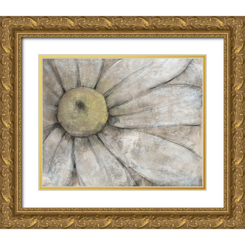 Close-Up Daisy I Gold Ornate Wood Framed Art Print with Double Matting by OToole, Tim