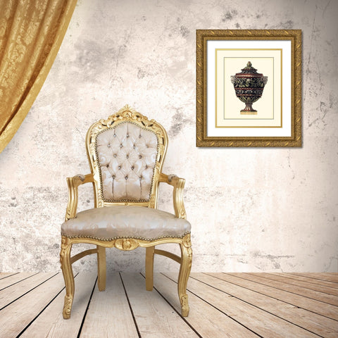 Antonini Clementino Urn I Gold Ornate Wood Framed Art Print with Double Matting by Antonini, Da Carlo