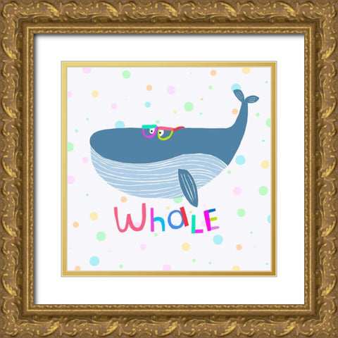 Animal Spots III Gold Ornate Wood Framed Art Print with Double Matting by Daly, Carla