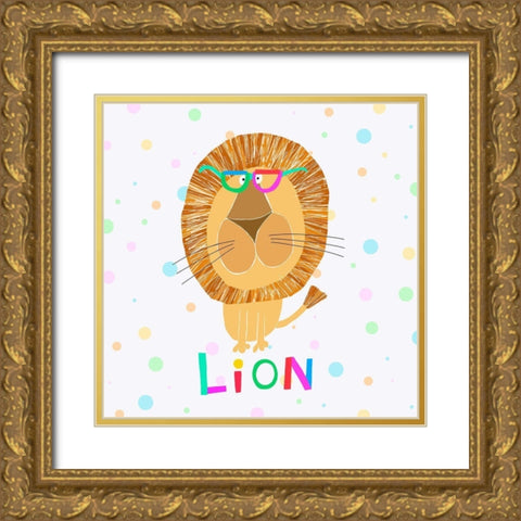 Animal Spots VIII Gold Ornate Wood Framed Art Print with Double Matting by Daly, Carla