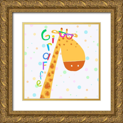 Animal Spots IX Gold Ornate Wood Framed Art Print with Double Matting by Daly, Carla