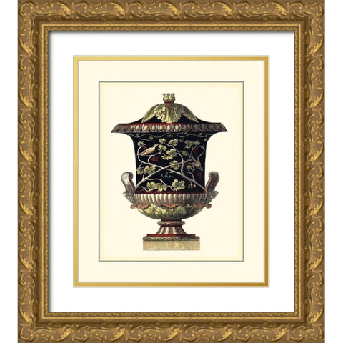 Antonini Clementino Urn II Gold Ornate Wood Framed Art Print with Double Matting by Antonini, Da Carlo