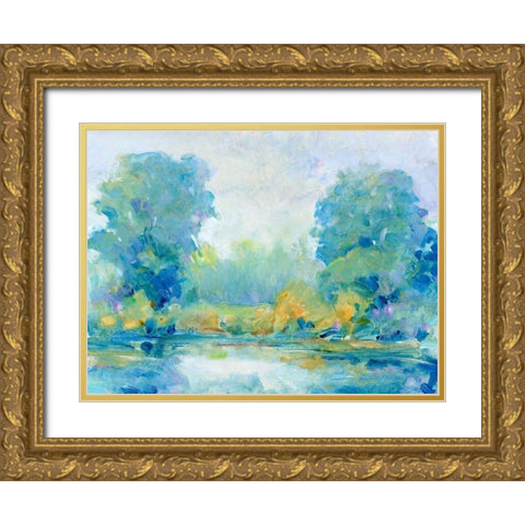 Quiet Morning I Gold Ornate Wood Framed Art Print with Double Matting by OToole, Tim